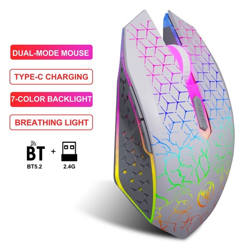 Mouse gioco wireless doppio - mouse,