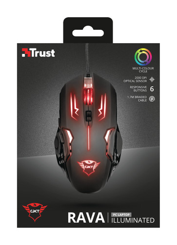Mouse gaming 2000 dpi 6 - mouse,