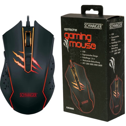 Schwaiger usb gioco mouse rgb - schwaiger,