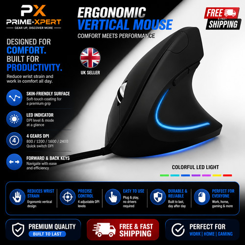 Mouse rgb verticale destro - mouse,